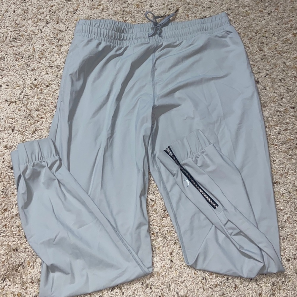 XL Zyia Grey Everywhere Zipper Joggers